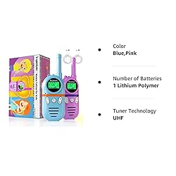 Inspireyes Walkie Talkies for Kids Rechargeable, 48