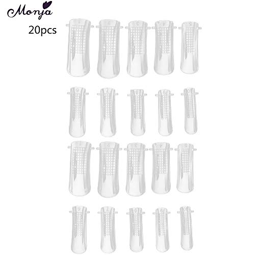 lecimo 20pcs With Scaled Piece, Fast Phototherapy Crystal Extension Armor, Mold Piece, Crystal Armor Piece