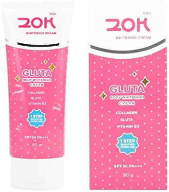 ZON GLUTA BODY WHITENING CREAM 2.8 Fl Oz (Tips for Pretty White)