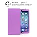 Snugg iPad Air & New iPad 9.7 inch 2017 Case - Smart Cover Case with Kick Stand & (Purple Leather) for the Apple iPad Air 1 (2013)