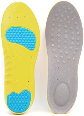 WUJI Sports Insole, Athlete Comfort Neutral Arch Replacement Shoe Insole, Anti-shock, Cut-able size (37-41/5-8)