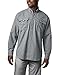 Columbia Men’s PFG Bahama™ II Long Sleeve Shirt, Cool Grey, Small