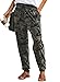LOSRLY Women Drawstring Waist Camo Jogger Pants Activewear Long Pants with Pockets