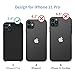 iPhone 11 Pro Case 5.8 inch FLOVEME Liquid Silicone Gel Rubber Soft Protective Mobile Phone Case Compatible with iPhone 11 Pro 2019 Soft Flannel Lining Shockproof Basic Phone Cover (Black)