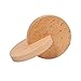 LEADER JOY Montessori Wooden Materials Baby Interlocking Discs Teether Toys (Detachable)