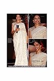 Indian Trend Exclusive Designer Ethnic White Color Saree Sari T3144