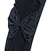 Polytree Women's Ripped Stretch Leggings Pants (Black 1)