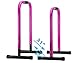 Wacces Heavy Duty Functional Fitness Station Stabilizer Dip Stands - Pink