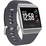 Fitbit Ionic Smartwatch, Blue-Gray/Silver, One Size (S &amp; L Bands Included)