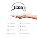 Quadcopter with Camera FPV Drone - Coolmade (2017 New Frame) Mini Drone FY603 WiFi Video Quadcopter 2.4G 4CH 6Axis Flying RC Quad Copter for Altitude Hold and Hand Launching/ Black(2 Battery)