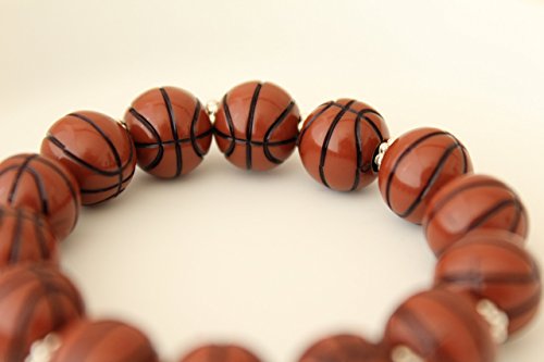 Basketball Fan Team Gift Kids Party Favors Sports Jewelry Bracelet - Thumbnail 3