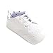 Fire Frog Infant Baby Classic England PU Leather Soft Soled Anti-Slip Toddler Shoes White 0-6m