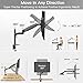 ErGear Monitor Mount for 15-32″ Flat/Curved Monitors, Full Motion Gas Spring Arm Improved LCD/LED Computer Monitor Riser, Height/Angle Adjustable Single Desk Mount Stand, Holds up to 17.6lbs, Blackthumb 2