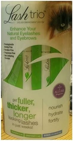 Lash Trio Eyelash Enhancement System Fuller Thicker Longer Looking Lashes kit Conditioner And Eye Cream