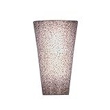 It's Exciting Lighting IEL-2471G Battery Powered Granite Conical Indoor And Outdoor LED Wall Sconce With 5 Long-Lasting LED Lights And Timer