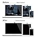 CGBOOM Webcam Cover, Laptop Camera Cover Slider 0.027in Ultra-Thin Camera Blocker for iPad iMac Echo Show Smartphones Tablets Macbooks Computers Desktops with Strong Adhensive(6 Black)