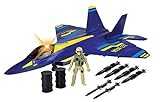 Richmond Toys New Battle Zone F-22 Raptor Fighter Jet Play Set