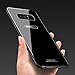 Samsung Galaxy Note 8 Case,Luhuanx Note 8 Glass Case,Tempered Glass Back Cover + TPU Frame Hybrid Shell Slim Case Note 8,Galaxy Note 8 Case, Anti-Scratch Anti-Drop (Glass Black New)