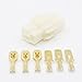 TinFmoon 5 Sets 3 Pin Way Electrical Wire Connector Plug, 6.3mm Male Female Socket Plug, Terminal for Motorcycle Car