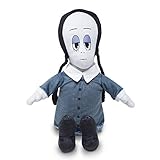 Cuddle Barn | Addams Family Animated Plush Doll Toy | Collectible Based on The New Movie for Fans and Halloween | Plays The Addams Family Theme Song (Wednesday)