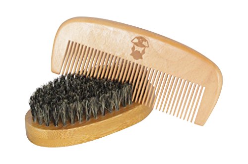 Beard Kit For Men Grooming.Scissors, Beard Oil, Beard Balm, Comb, Brush. Beard Grooming and Trimming Kit For Men. Great Gift For a Men With a Beard! By Captain Jax