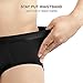 David Archy 4 Pack Men's Micro Modal Underwear Soft Comfy Low Rise Briefs(Black/Dark Gray,M)