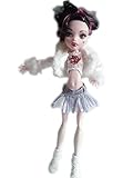 Baby Box Fashion short skirt & fur coat one set for Monster High Doll Toys Accessories