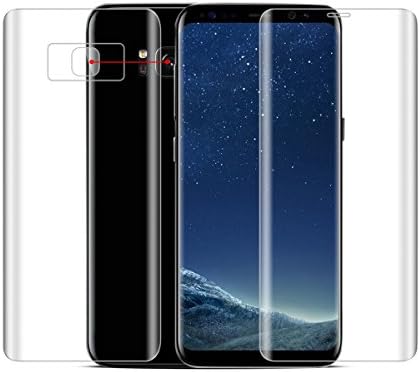 JimBird Tempered Glass Screen Protector Front + Back + Camera Lens Protector For Galaxy S8 9H Anti-Scratch Anti-Fingerprint