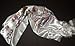 TIBETAN WHITE PRAYER SCARF KATAS W/ 8 SYMBOLS
