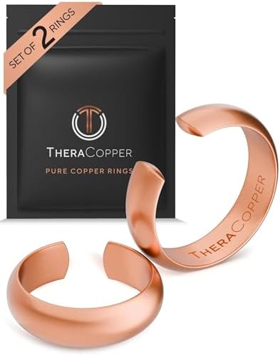 Amazon.com: Anju R046 2 leaves Janya Mixed Metal Ring, Copper