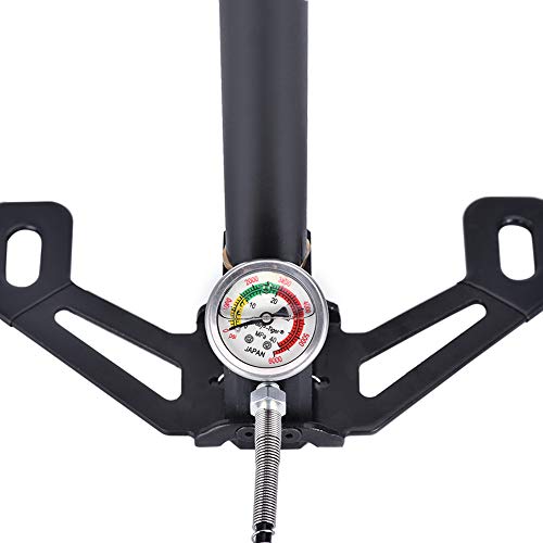 Vogvigo 4 Stage High Pressure Air Gun Rifle Filling Stirrup Pump 40MPA Hand Pump Built-in Double-Deck Oil and Water Separator 4500 psi (4 Stage) - Thumbnail 2