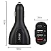 [UL Certified !] Quick Charge 3.0 / Type-C Car Charger, iXCC 50W QC3.0 4-Port [1 Type-C Port] Adapter for Galaxy, LG G5 / V20, HTC 10 / One A9, ZTE or More