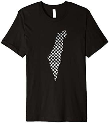 Big Palestine Kuffiye Ouline Premium T-Shirt