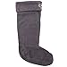 POLAR Womens Thermal Fleece Welly Wellington Boot Warm Cosy Soft Wellie Socks - Grey - US-L