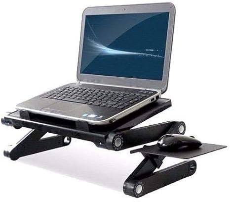 Mesa Suporte Articulado Para Notebook E Tablet Em Aluminio 