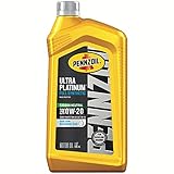 Pennzoil Ultra Platinum Full Synthetic 0W-20 Motor Oil (1-Quart, Single Pack)