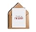 Sincerely, Not Funny Adult Humor Sorry Apology Card - I Fu!ked Up I'm Sorry - 5