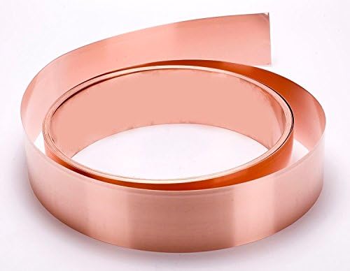 Copper Strip .043" Thickness - 32oz - 18 ga - 1/2"x6" (10 Pack) Free USA Shipping