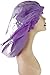 Donna Super Jumbo Shower Cap Waterproof Material 1pc for Women or Men Shower Cap for Roller Sets, Afros, Twist, Silk Wraps and More Reusable, 1PC PURPLE COLOR
