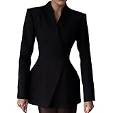 Women Sexy Solid Blazer Jacket Skirts Sets Stretch Mesh Fishtail Dress Lightweight Breathable Suit