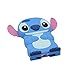 iPhone SE Case, Cute 3D MC Fashion American Cartoon Stitch Shockproof and Protective Silicone Phone Case for iPhone 5/5S/SE (Blue)