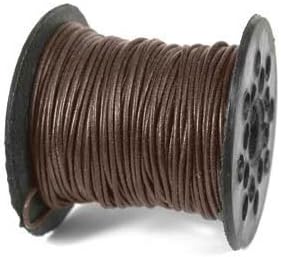 UnCommon Artistry Genuine Leather Cord 1mm Brown (by The Yard)
