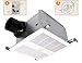 KAZE APPLIANCE Ultra Quiet Bathroom Exhaust Fan with Humidity Sensor and Delay Timer (90 CFM, 0.3 Sone)