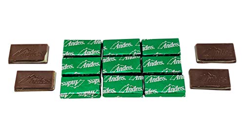 Andes Mints Classic Crème de Menthe Chocolate Candy - 3 LB Resealable Stand Up Bag (approx. 270 pieces) - Classic After Dinner Chocolate Mint Candies - Bulk Filler Candy