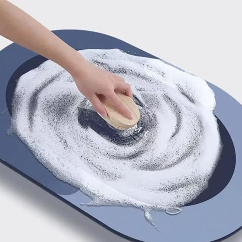 Tapete Antiderrapante Banheiro com 2 Peças Impermeável Rápida Absorção