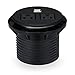 Desktop Power Grommet Hub 2 Power Socket & Dual USB Ports For Office Desk Grommet Outlet Table Recessed Power Outlet Durable Plastic Top (Black) with 5.9 FT Power Cord
