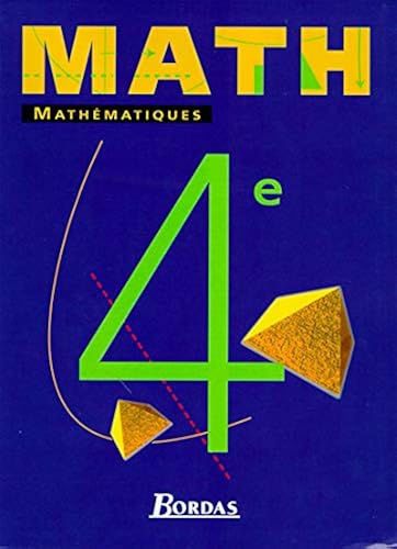 Download Mathématiques : 4e. Manuel de l'élève PDF