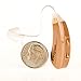Otofonix Encore OTC Hearing Aid with Advanced Background Noise Reduction, Battery Powered, Behind-the-Ear Nearly-Invisible, for Seniors& Adults with Moderate to Severe Hearing Loss, Left Ear, Beige
