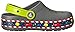 Crocs Unisex Crocband FL Buzz Lights Clog K, Slate Grey, 2 M US Little Kid