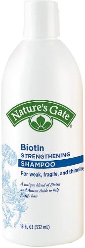 Nature's Gate Biotin Strengthening Shampoo, 18 Ounce - 6 per case.